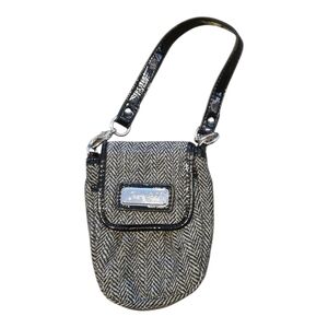 Grace Adele Black and Gray Handbag